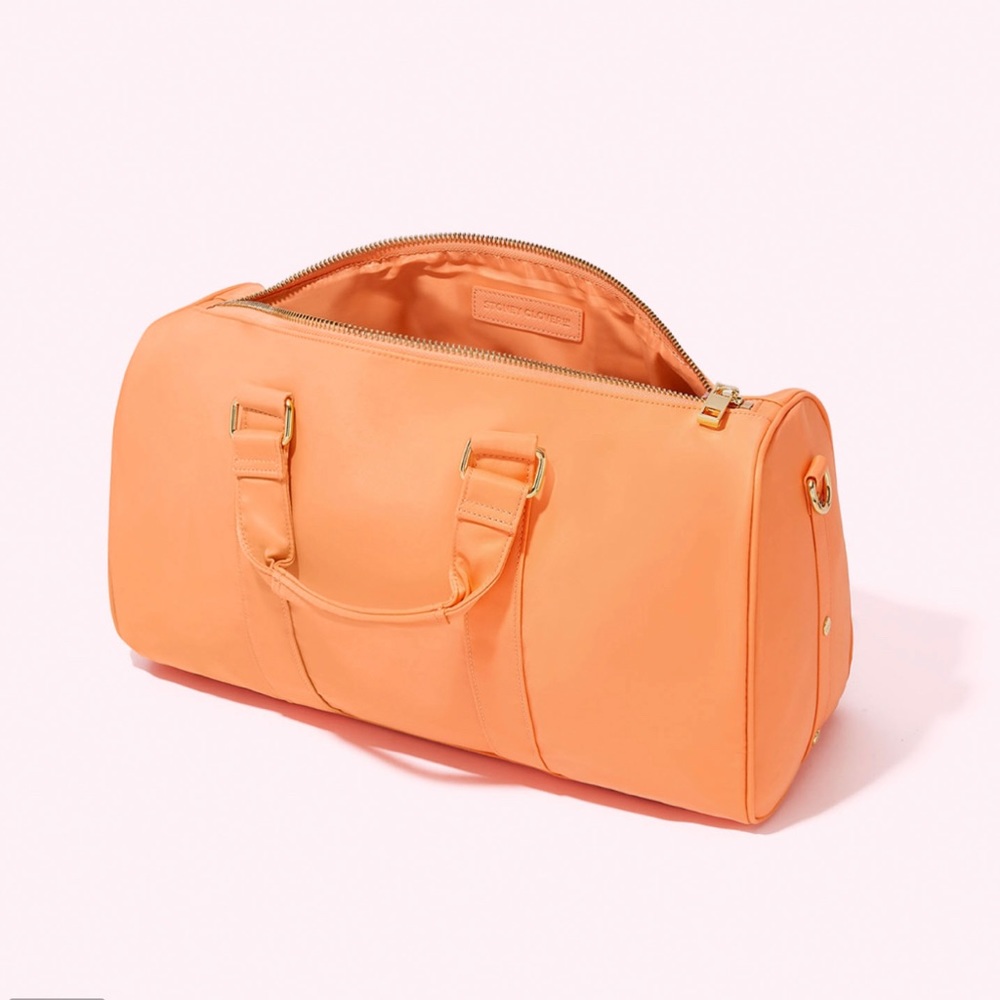 Stoney Clover Lane Classic Mini Duffle Bag in Peach